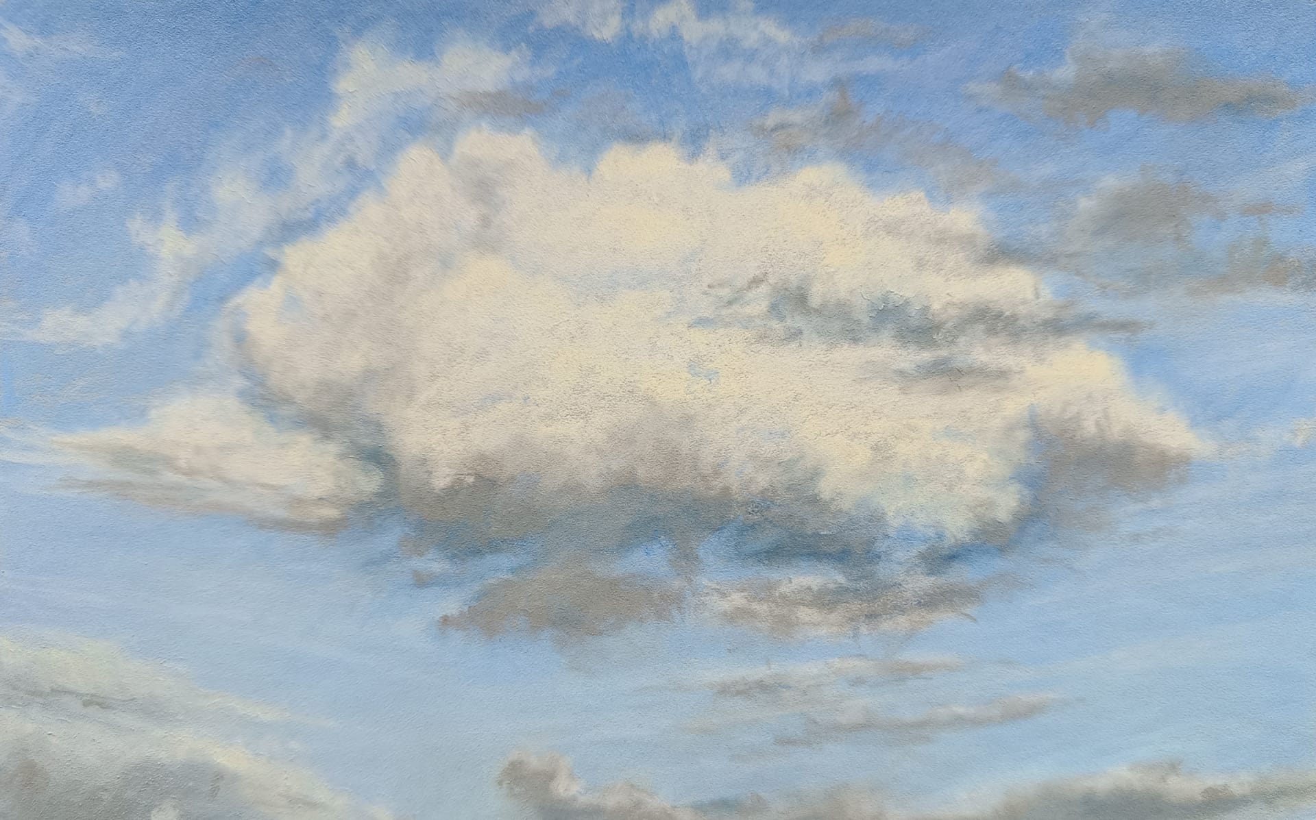 テムズ川で見上げた魅力的な雲